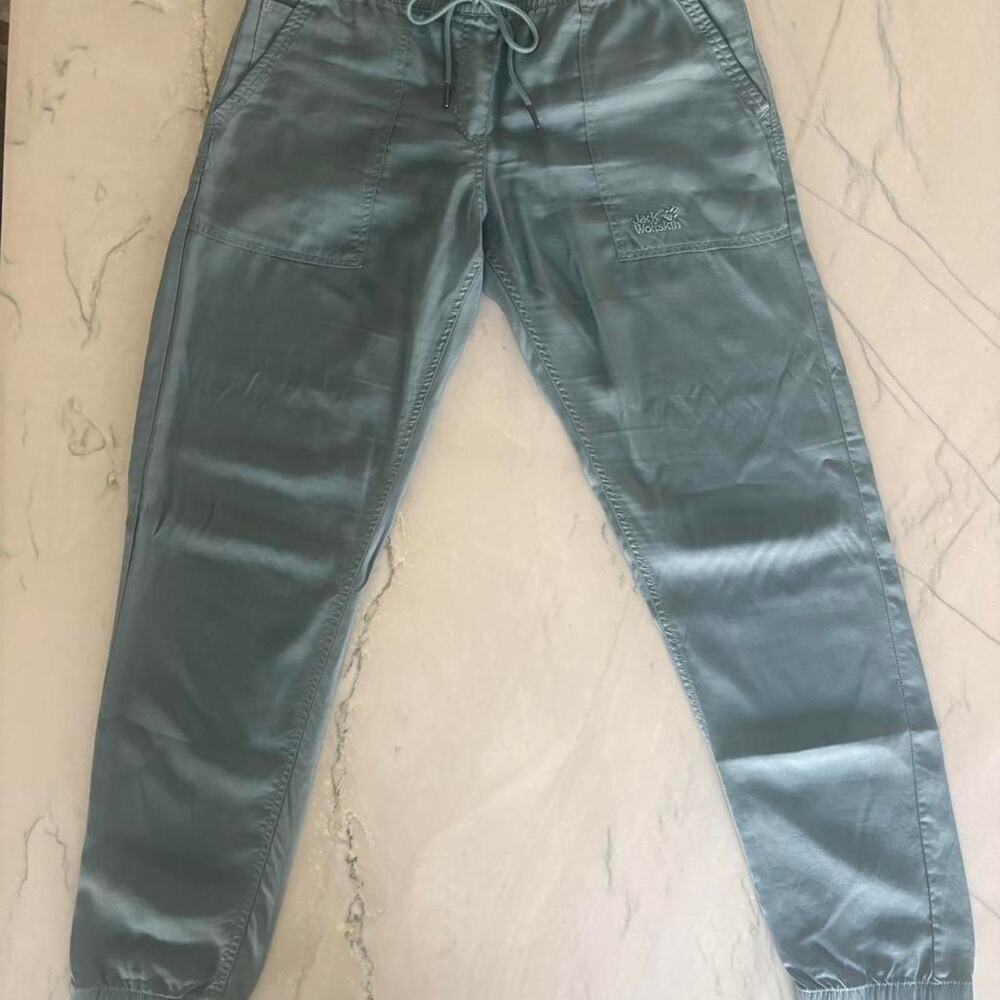 Jack Wolfskin Teal/Sage Green Lyocell Joggers Womens' Size Medium